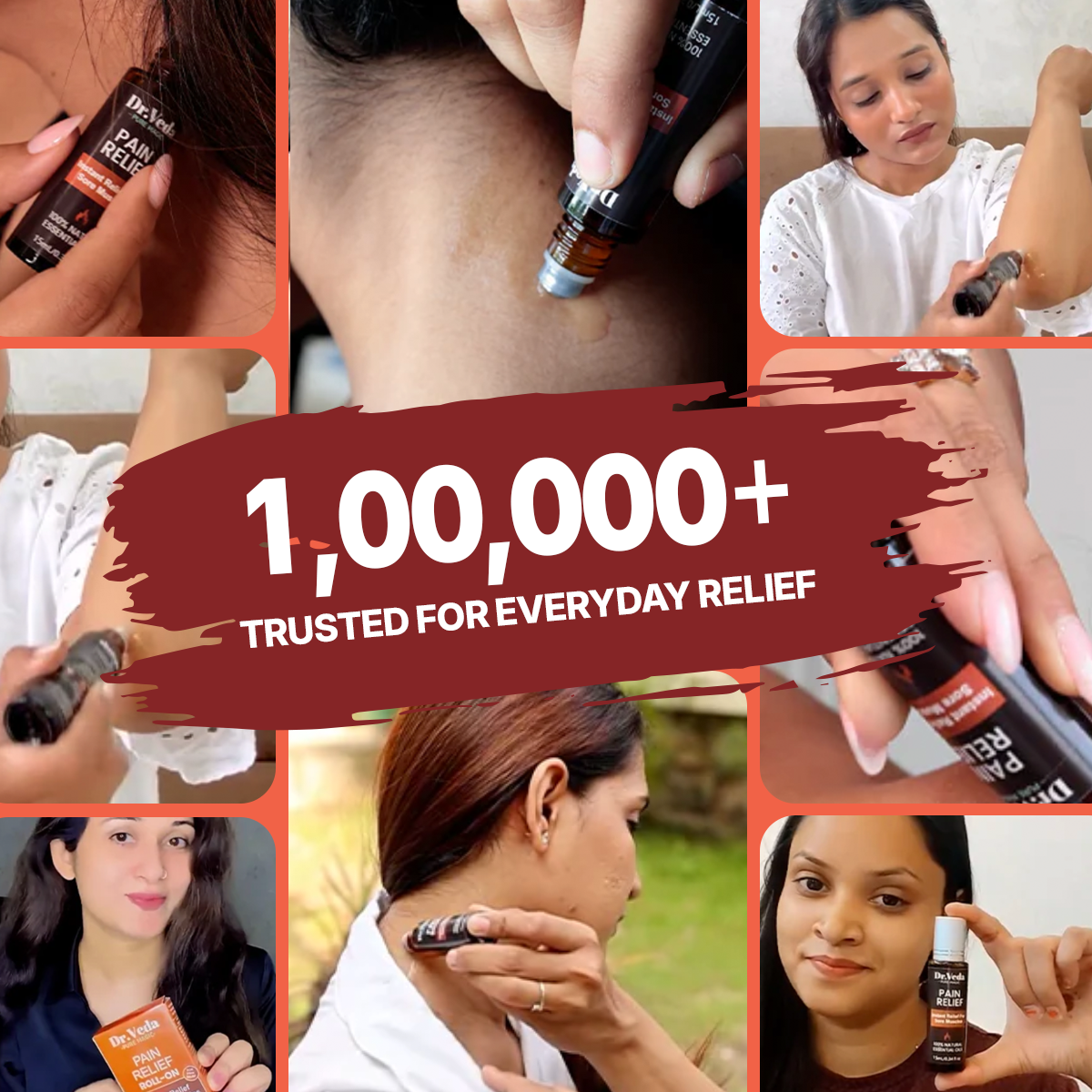 Pain Relief Roll-On By Dr.Veda