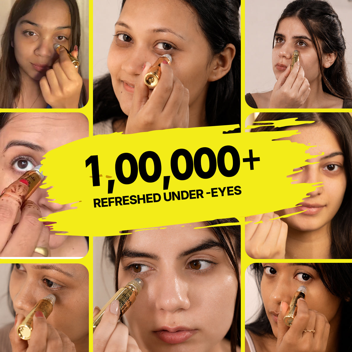 Under Eye Care Roll-On By Dr.Veda for Dark Circles, Puffiness & Fine Lines