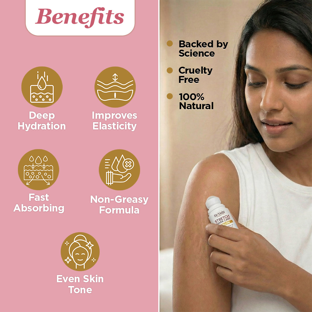 Stretch Mark Care Roll On by Dr.Veda