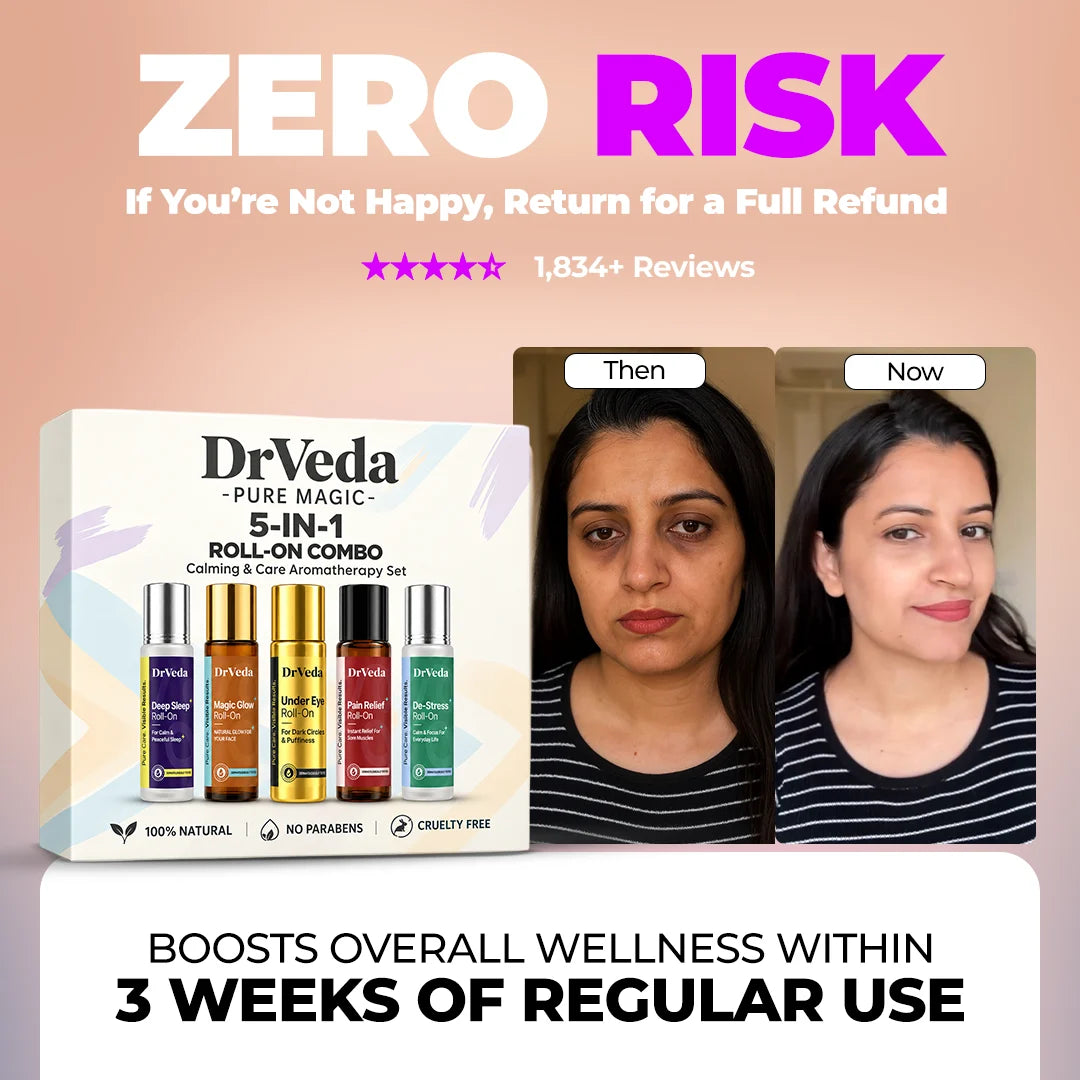5 in 1 Roll On Combo By DrVeda