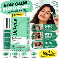 De-Stress & Focus Roll-On By DrVeda