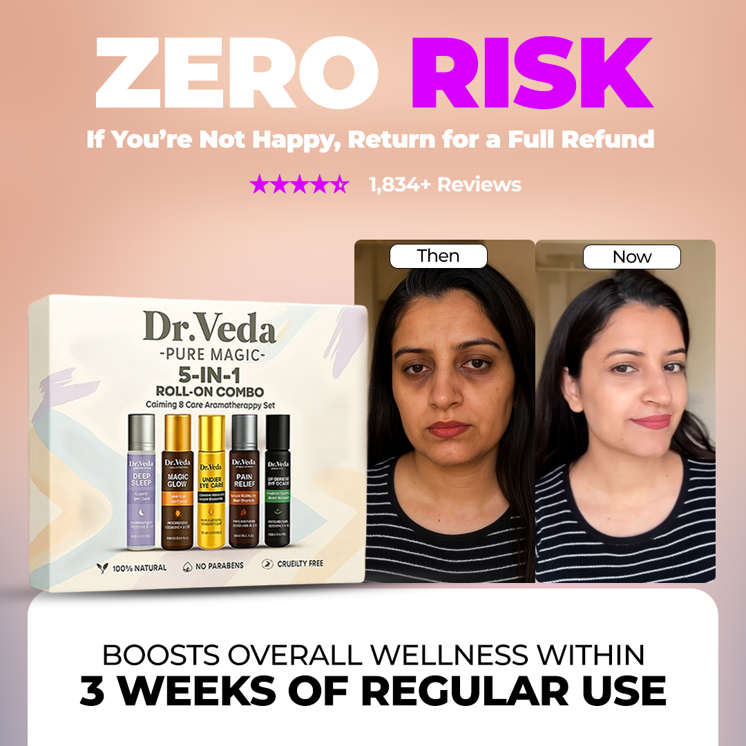 5 in 1 Roll On Combo By Dr.Veda