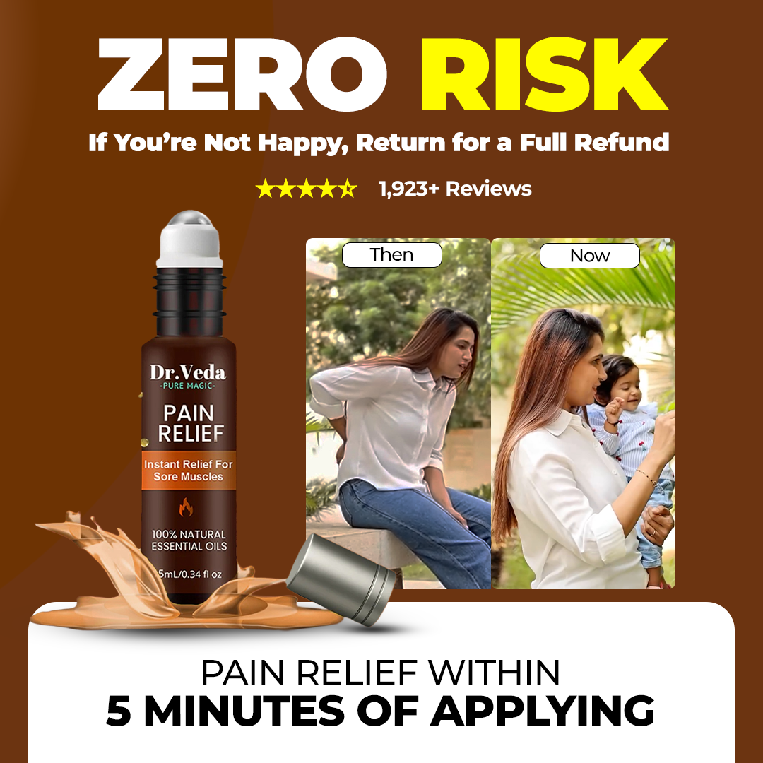 Pain Relief Roll-On By Dr.Veda